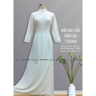 Áo Dài Truyền Thống Gấm Lụa TTGR484